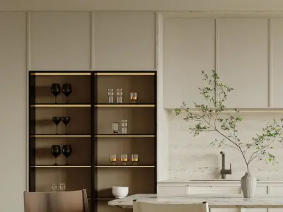 decoration Modern restaurant Home villa 3D model