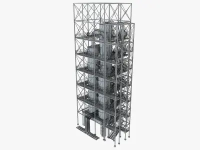 Industrial Element 1 3D model
