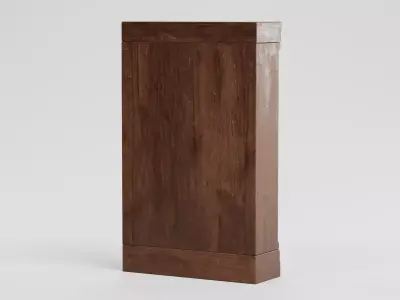 -Empty Bookshelf- 3D model