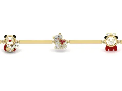 Stylish antique bracelet  3D print model
