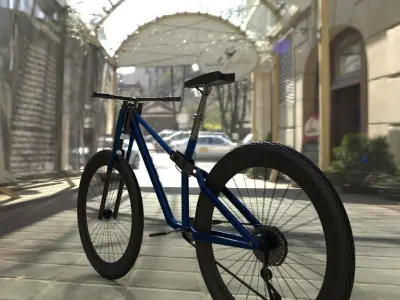 Mountain Bike Low-poly 3D model buy