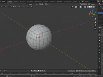 Volleyball ball 3D model