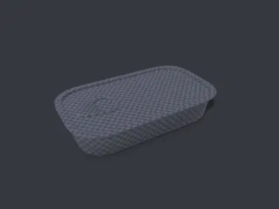 Aluminum Can Tuna Low-poly 3D model