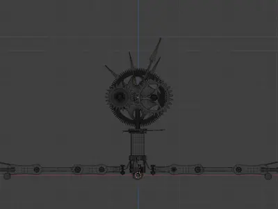 HardSurface Mechanical Creature 3D model