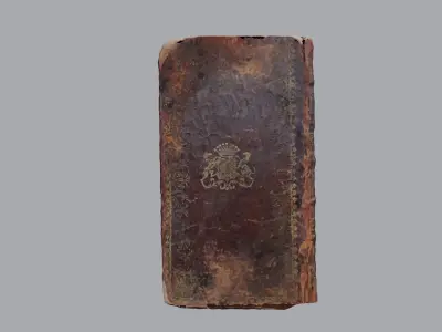 1733 Antique Book 3D model