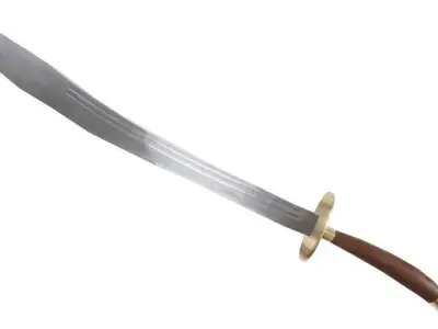 Pirate Sword  Low-poly 3D model