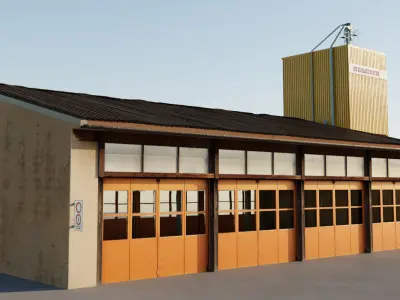 E10s Wood Factory Tower 3D model