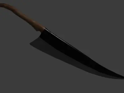 large cleaver fastasy  sword 3D model