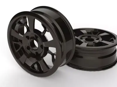 Car rim FD2 18 inches Free 3D model