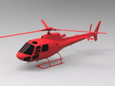 pbr eurocopter 3D model