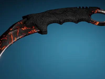 Knife Karambit 3D model