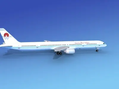 Boeing 757-300 America West 2 3D model