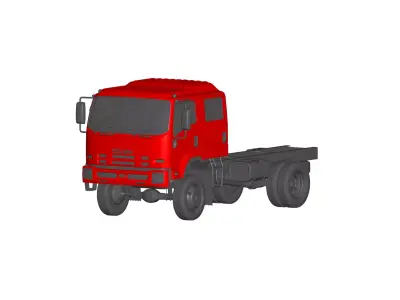 Isuzu FTS 800 Truck  3D model