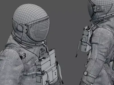 SPACESUIT Gemini G5C Free 3D model