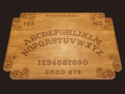 Spirit Ouija Board - PBR Game Ready  Low-poly 3D model