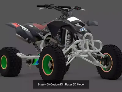450cc Motocross  Enduro Bundle  5 Elite 3D Models 3D Model Pack