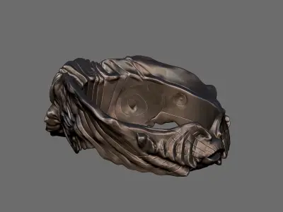 OwlRing 3D print model