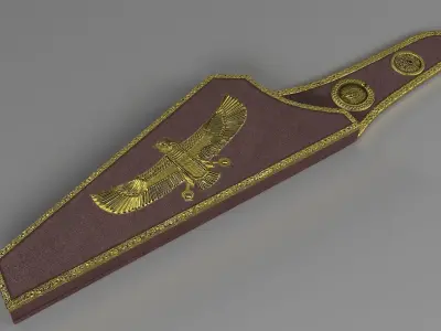 PHOTOREALISTIC EGYPT QUIVER 3D model