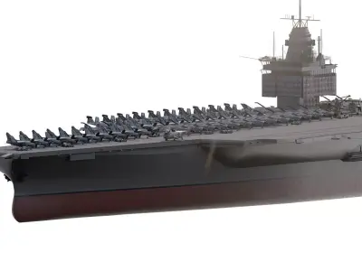 Generic aircraft carrier  3D model