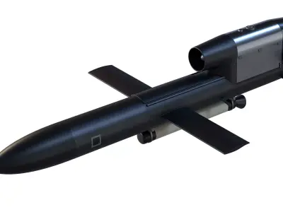FP-5 Flamingo cruise missile 3D model