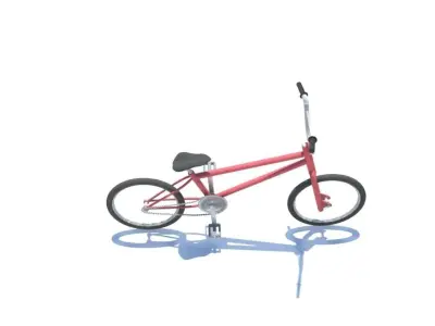 bmx bicycle Low-poly 3D model