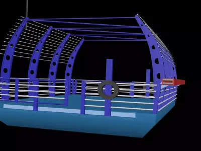 Mosul Ferry Iraq 3D model