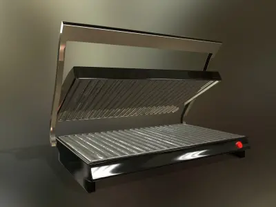 Toast Machine Low Poly PBR Low-poly 3D model
