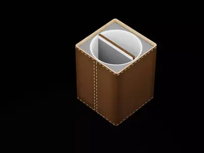 Stationary Holder Low-poly 3D model