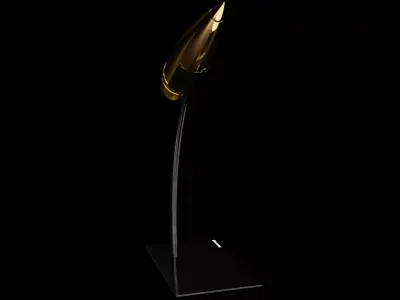 155mm Artillery Shell Premium Display Model 3D model