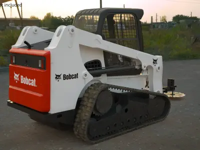  Bobcat Compact Track Loader with Brush Saw 