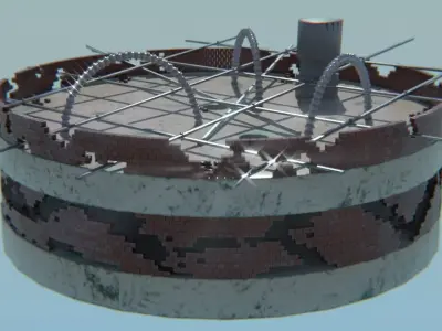 Sci-Fi Battlefield 3D print model