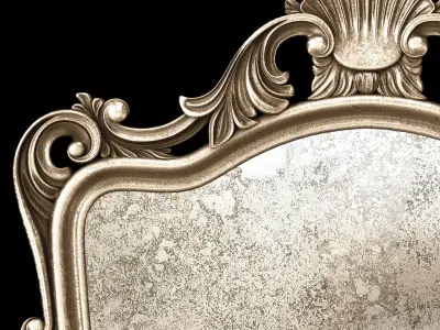 Oficina Inglesa Clemence classical mirror 3D model
