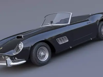 1957 Ferrari 250 California 3D model