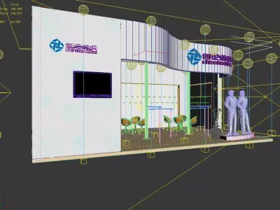 Exhibition - Area - 9X6-3DMAX2009-067 3D model