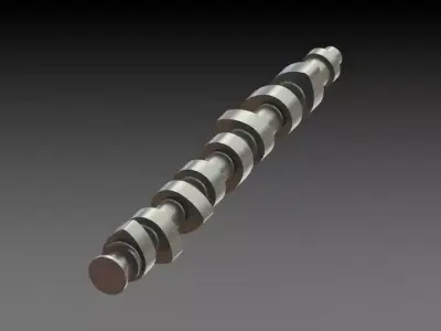 CamShaft metal screw Free 3D model