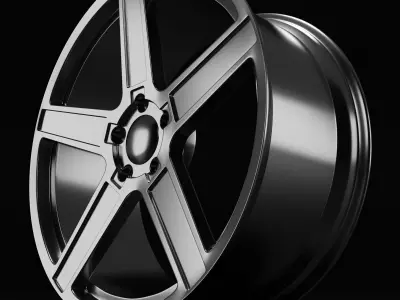 Car Wheel Rim 3D model by 3DModelingCorp