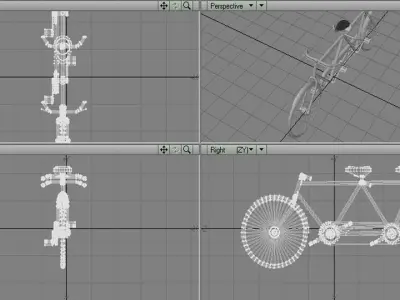 Bicycle - Cruiser 3D model