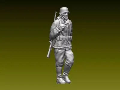 German soldier 3D print model 6