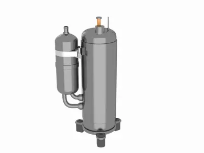 Rotor Compressor 3D model
