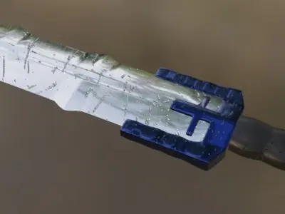 Spiky dagger Free 3D model