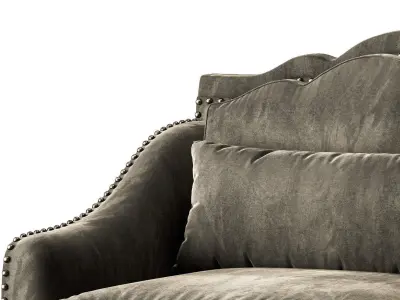 blackwood americano armchair art 5489 3D model