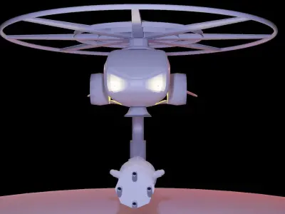 Hitech Drone 3D model