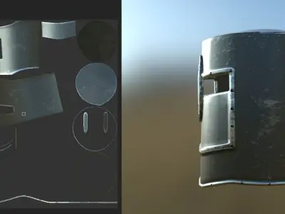 Great Helm Low-poly 3D model purchase