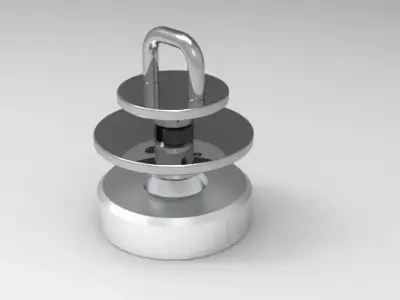 Eye bolts for yacht 3D model