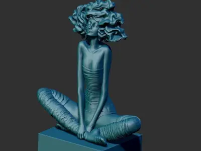 VELRIA HADIDA STATUE 3D print model