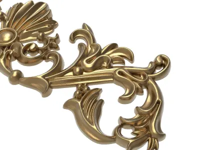 decorative pattern ready for 3D printing 3D model 76