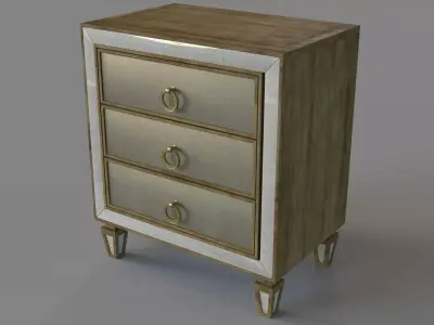 Bedroom Sanctuary Nightstand 3D model