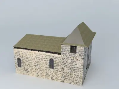 Saint Sulpice Church Free 3D model