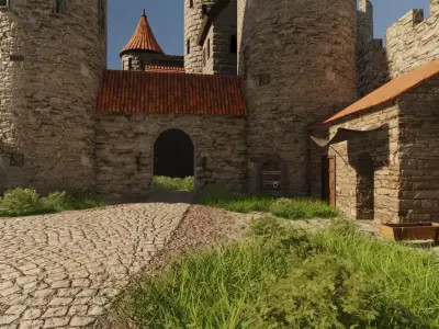 Castle Town 3D model