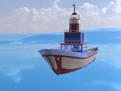 wartercraft boat ship 3D model